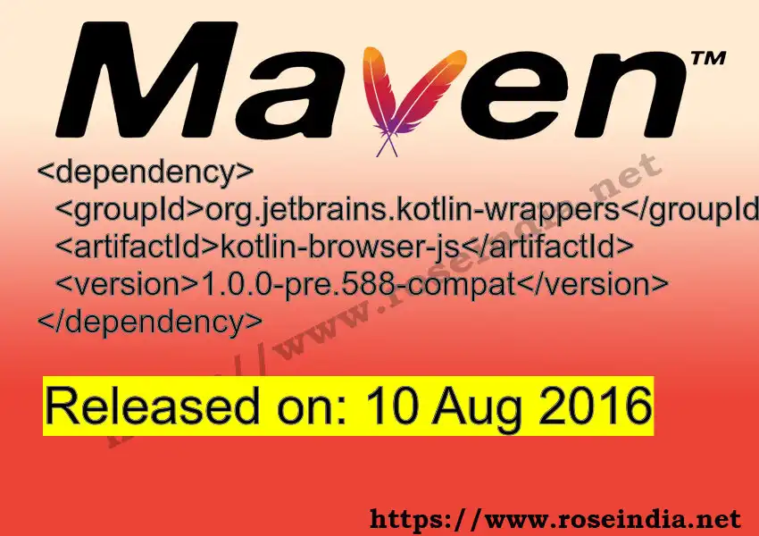 Maven dependency for  GROUP_ID - ARTIFACT_ID version VERSION_ID is released. Learn to use  ARTIFACT_ID version VERSION_ID in Maven based Java projects