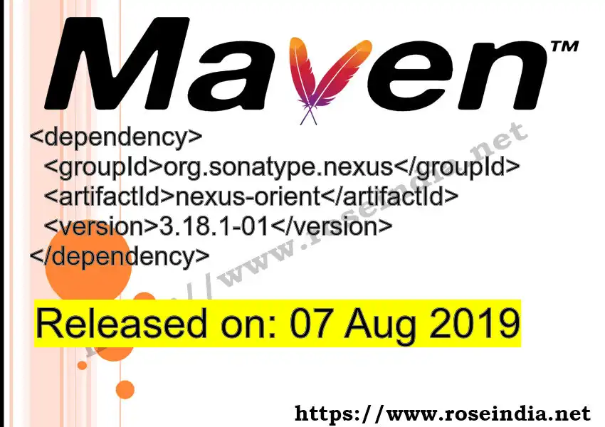 Maven dependency for  GROUP_ID - ARTIFACT_ID version VERSION_ID is released. Learn to use  ARTIFACT_ID version VERSION_ID in Maven based Java projects