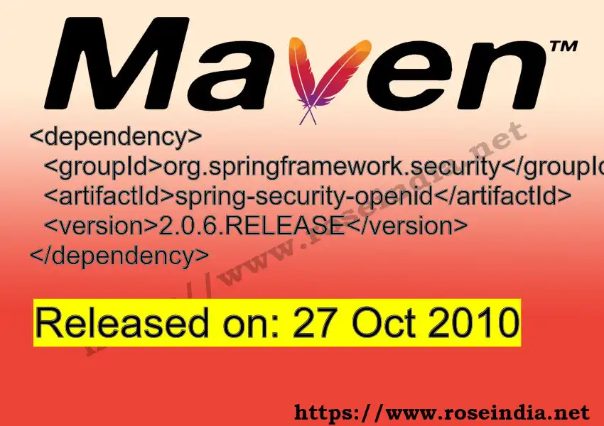 Maven dependency for  GROUP_ID - ARTIFACT_ID version VERSION_ID is released. Learn to use  ARTIFACT_ID version VERSION_ID in Maven based Java projects