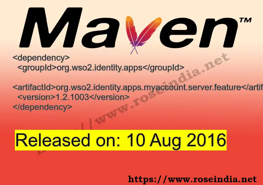 Maven dependency for  GROUP_ID - ARTIFACT_ID version VERSION_ID is released. Learn to use  ARTIFACT_ID version VERSION_ID in Maven based Java projects