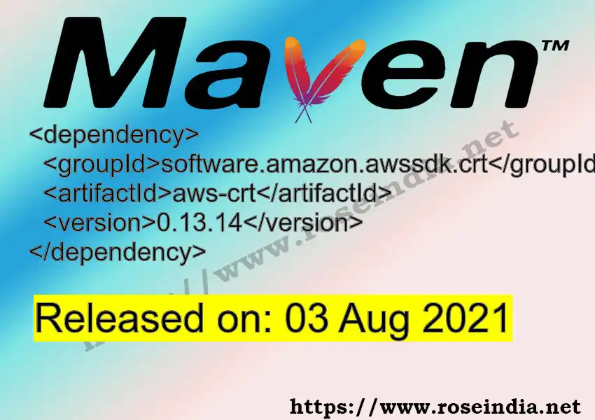 Maven dependency for  GROUP_ID - ARTIFACT_ID version VERSION_ID is released. Learn to use  ARTIFACT_ID version VERSION_ID in Maven based Java projects