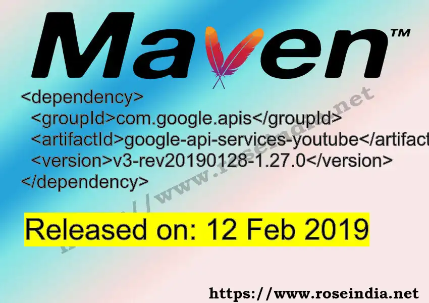 Maven dependency for  GROUP_ID - ARTIFACT_ID version VERSION_ID is released. Learn to use  ARTIFACT_ID version VERSION_ID in Maven based Java projects