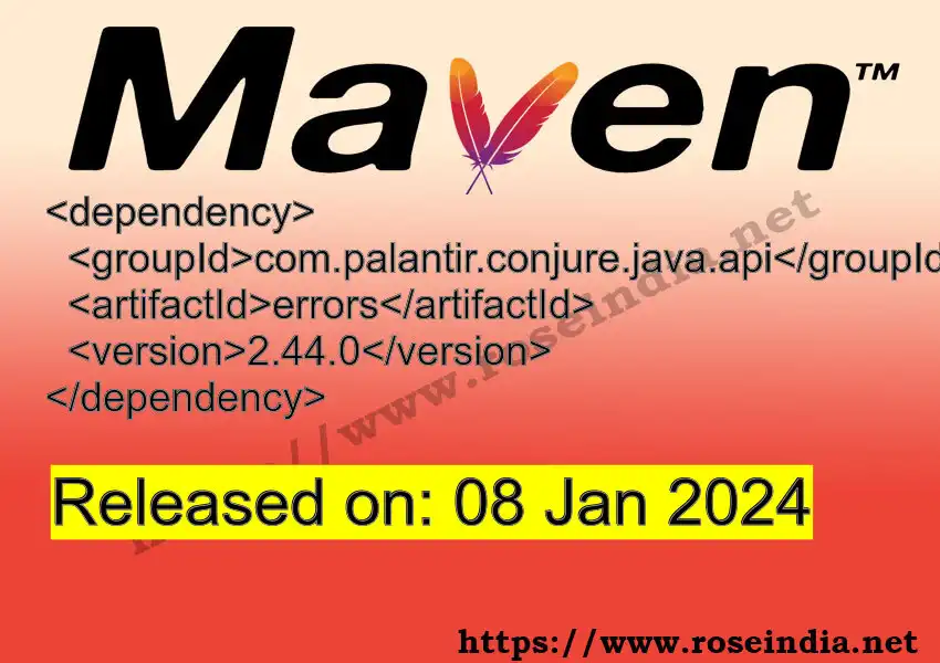 Maven dependency for  GROUP_ID - ARTIFACT_ID version VERSION_ID is released. Learn to use  ARTIFACT_ID version VERSION_ID in Maven based Java projects