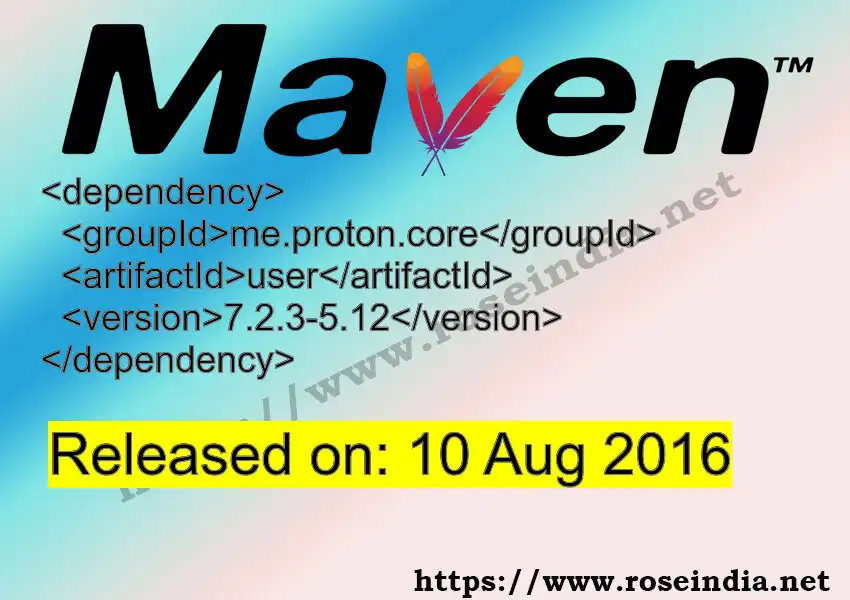 Maven dependency for  GROUP_ID - ARTIFACT_ID version VERSION_ID is released. Learn to use  ARTIFACT_ID version VERSION_ID in Maven based Java projects