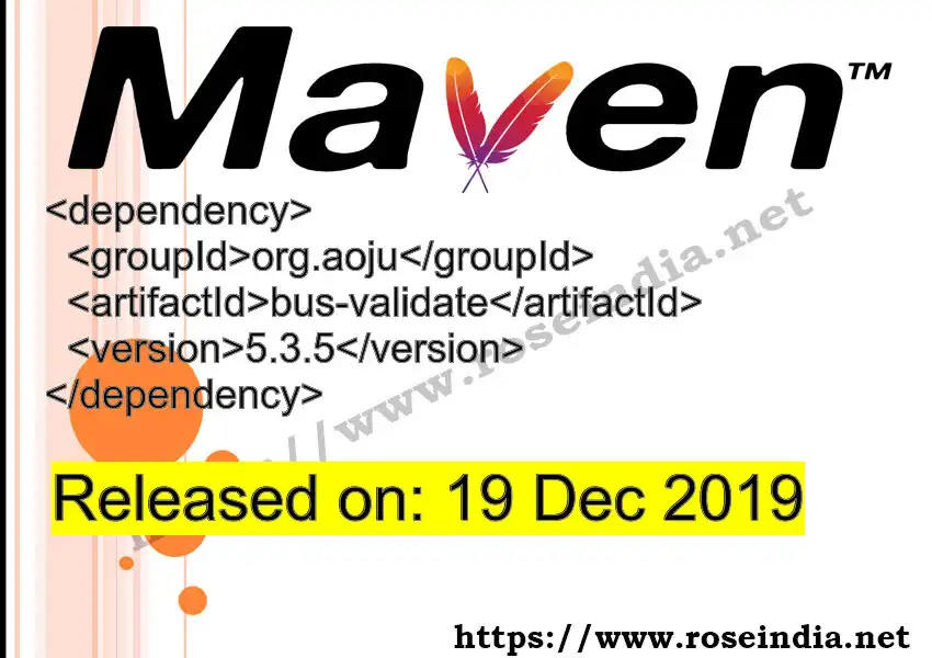 Maven dependency for  GROUP_ID - ARTIFACT_ID version VERSION_ID is released. Learn to use  ARTIFACT_ID version VERSION_ID in Maven based Java projects