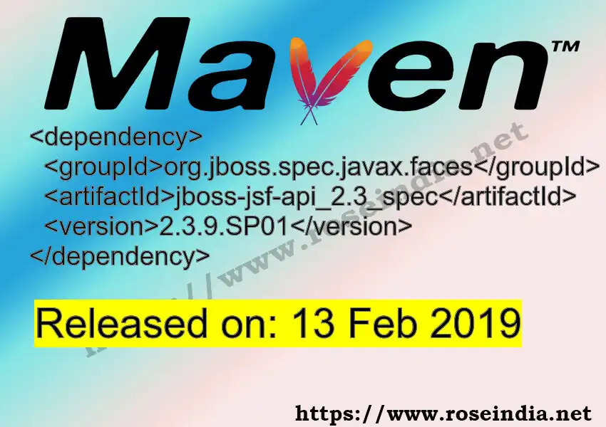 Maven dependency for  GROUP_ID - ARTIFACT_ID version VERSION_ID is released. Learn to use  ARTIFACT_ID version VERSION_ID in Maven based Java projects