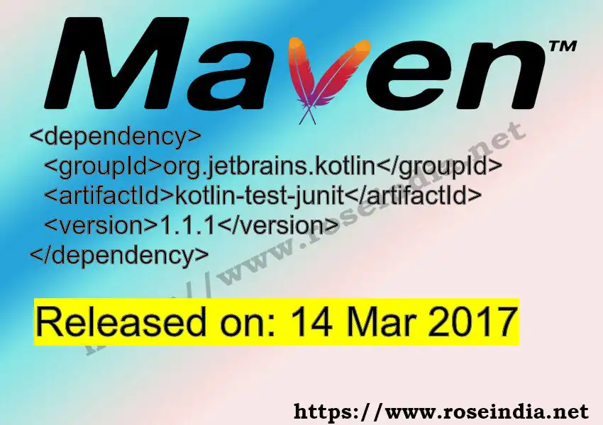 Maven dependency for  GROUP_ID - ARTIFACT_ID version VERSION_ID is released. Learn to use  ARTIFACT_ID version VERSION_ID in Maven based Java projects