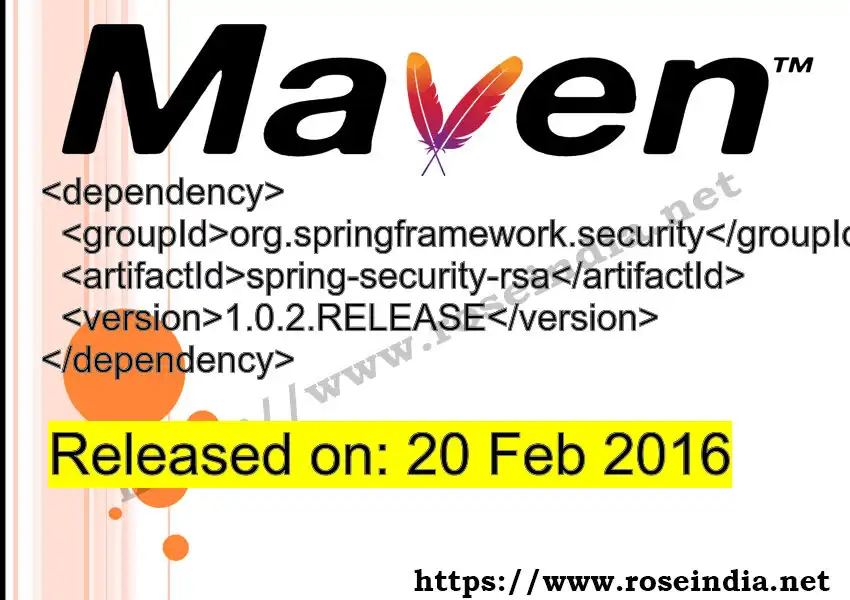 Maven dependency for  GROUP_ID - ARTIFACT_ID version VERSION_ID is released. Learn to use  ARTIFACT_ID version VERSION_ID in Maven based Java projects