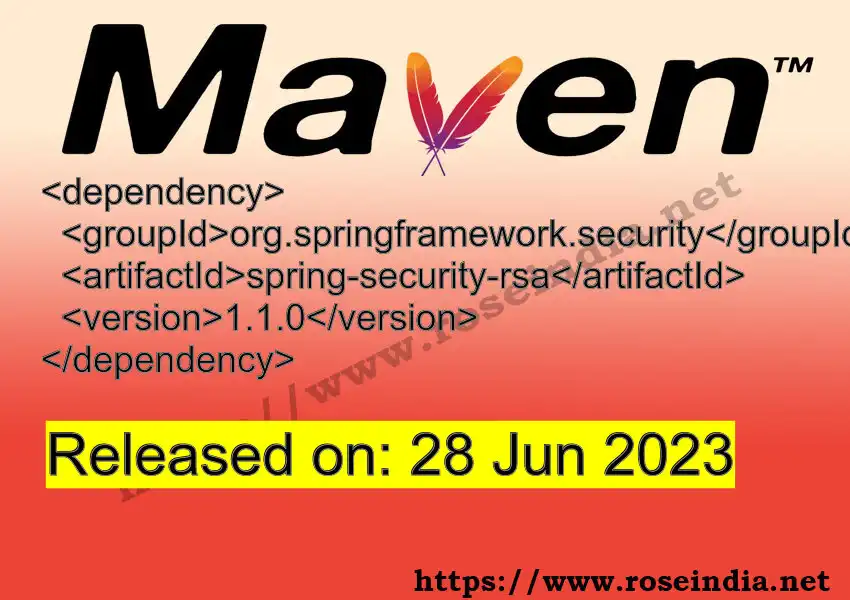 Maven dependency for  GROUP_ID - ARTIFACT_ID version VERSION_ID is released. Learn to use  ARTIFACT_ID version VERSION_ID in Maven based Java projects