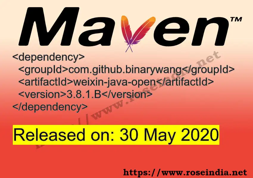 Maven dependency for  GROUP_ID - ARTIFACT_ID version VERSION_ID is released. Learn to use  ARTIFACT_ID version VERSION_ID in Maven based Java projects