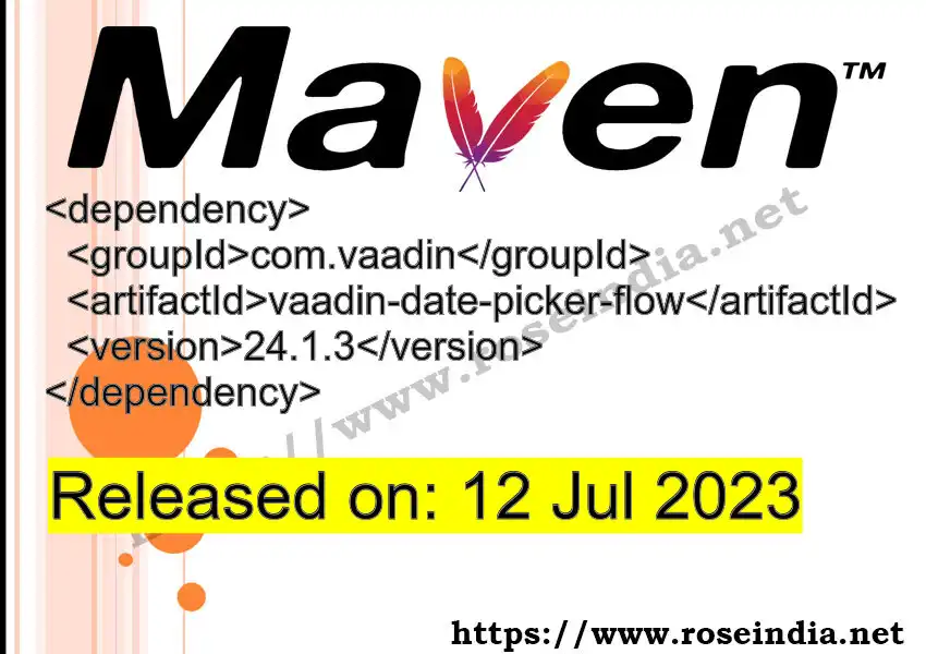 Maven dependency for  GROUP_ID - ARTIFACT_ID version VERSION_ID is released. Learn to use  ARTIFACT_ID version VERSION_ID in Maven based Java projects