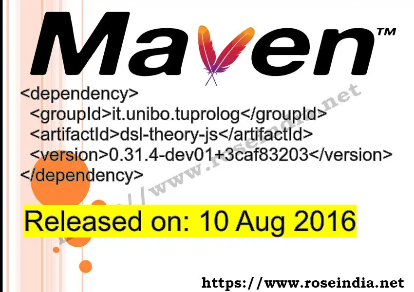 Maven dependency for  GROUP_ID - ARTIFACT_ID version VERSION_ID is released. Learn to use  ARTIFACT_ID version VERSION_ID in Maven based Java projects