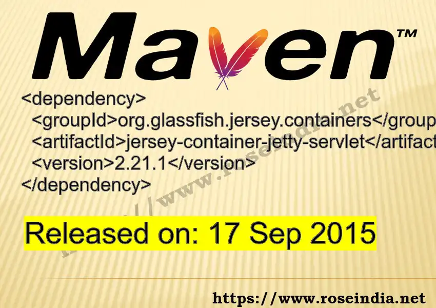 Maven dependency for  GROUP_ID - ARTIFACT_ID version VERSION_ID is released. Learn to use  ARTIFACT_ID version VERSION_ID in Maven based Java projects