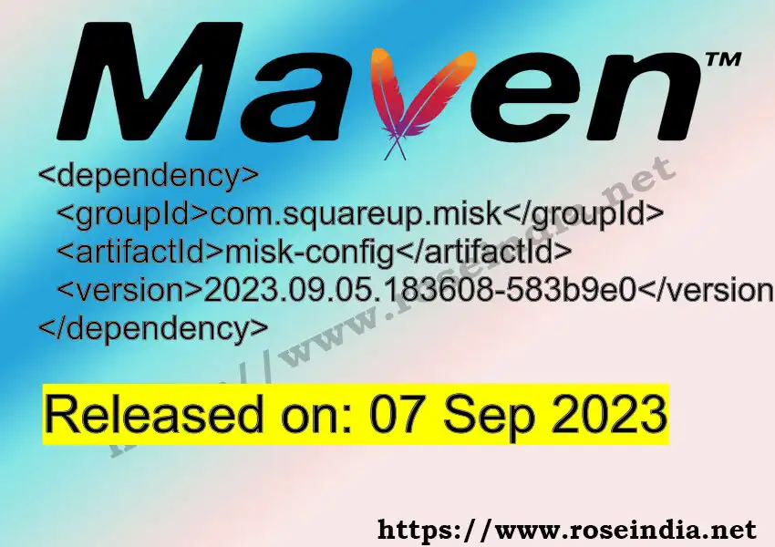 Maven dependency for  GROUP_ID - ARTIFACT_ID version VERSION_ID is released. Learn to use  ARTIFACT_ID version VERSION_ID in Maven based Java projects