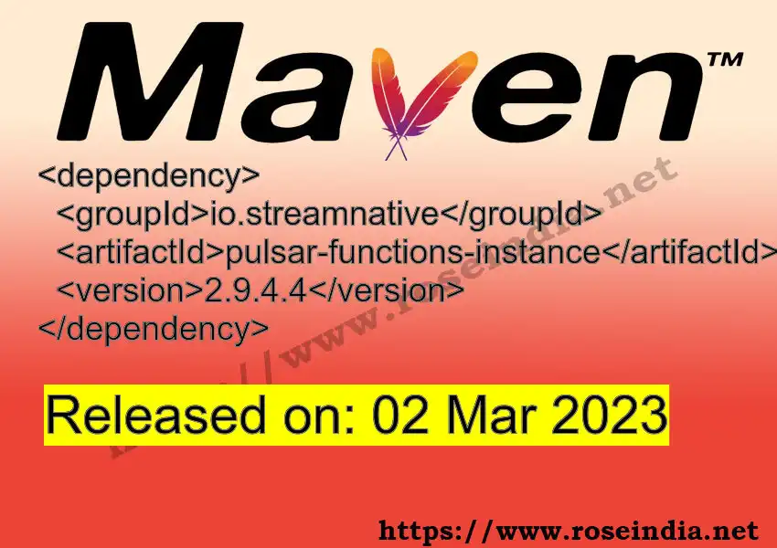 Maven dependency for  GROUP_ID - ARTIFACT_ID version VERSION_ID is released. Learn to use  ARTIFACT_ID version VERSION_ID in Maven based Java projects