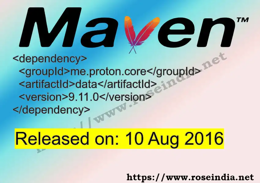 Maven dependency for  GROUP_ID - ARTIFACT_ID version VERSION_ID is released. Learn to use  ARTIFACT_ID version VERSION_ID in Maven based Java projects