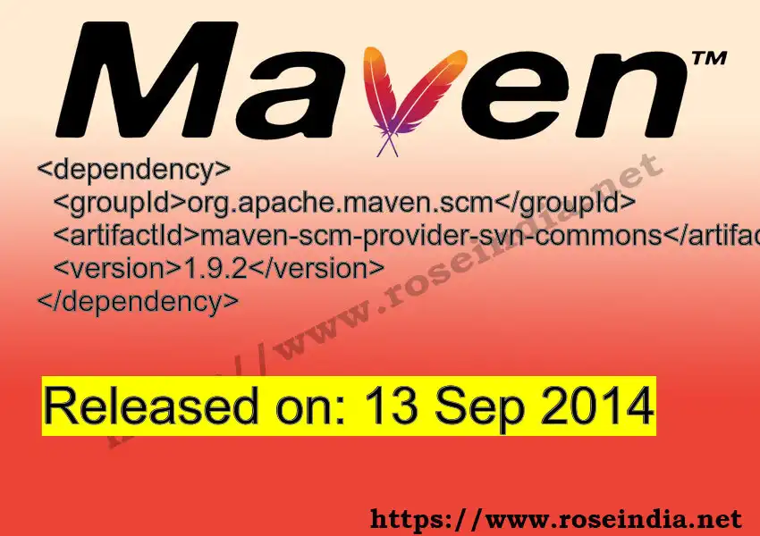 Maven dependency for  GROUP_ID - ARTIFACT_ID version VERSION_ID is released. Learn to use  ARTIFACT_ID version VERSION_ID in Maven based Java projects