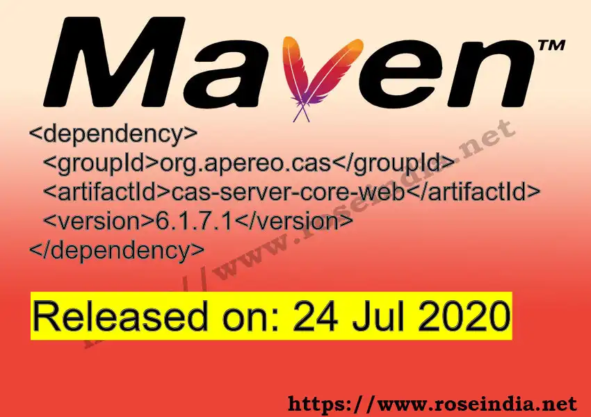 Maven dependency for  GROUP_ID - ARTIFACT_ID version VERSION_ID is released. Learn to use  ARTIFACT_ID version VERSION_ID in Maven based Java projects