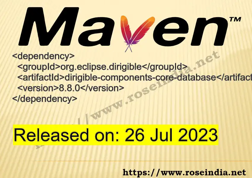 Maven dependency for  GROUP_ID - ARTIFACT_ID version VERSION_ID is released. Learn to use  ARTIFACT_ID version VERSION_ID in Maven based Java projects