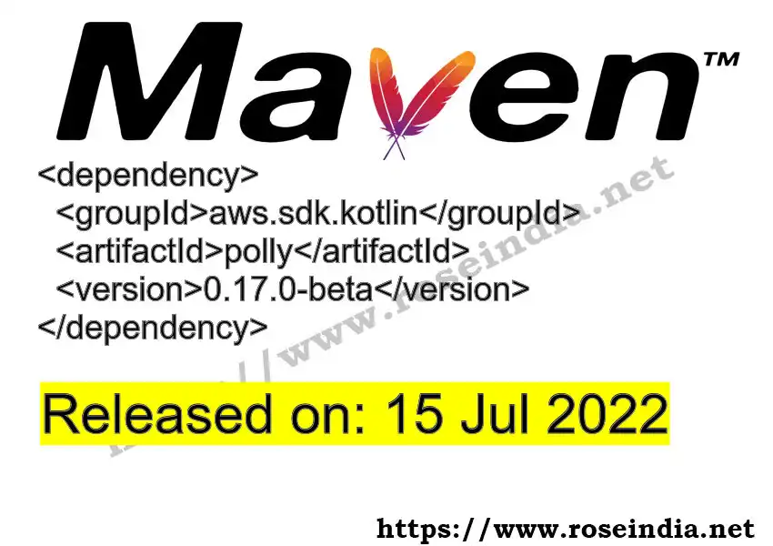 Maven dependency for  GROUP_ID - ARTIFACT_ID version VERSION_ID is released. Learn to use  ARTIFACT_ID version VERSION_ID in Maven based Java projects