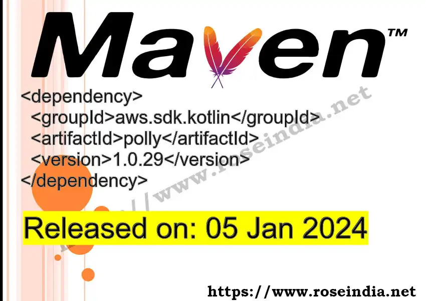 Maven dependency for  GROUP_ID - ARTIFACT_ID version VERSION_ID is released. Learn to use  ARTIFACT_ID version VERSION_ID in Maven based Java projects