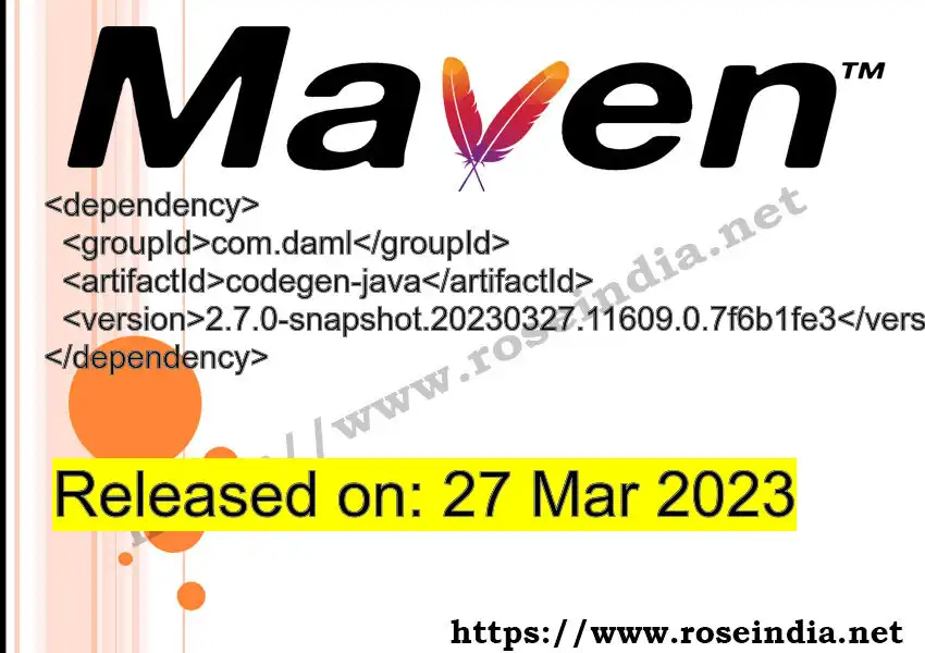 Maven dependency for  GROUP_ID - ARTIFACT_ID version VERSION_ID is released. Learn to use  ARTIFACT_ID version VERSION_ID in Maven based Java projects