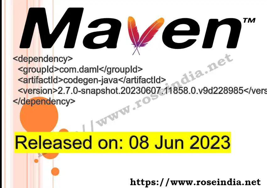 Maven dependency for  GROUP_ID - ARTIFACT_ID version VERSION_ID is released. Learn to use  ARTIFACT_ID version VERSION_ID in Maven based Java projects