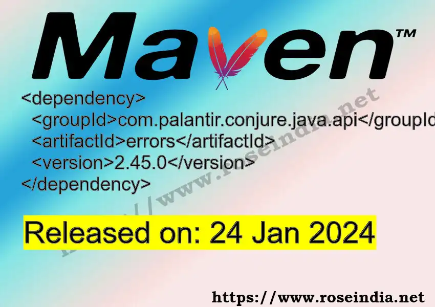 Maven dependency for  GROUP_ID - ARTIFACT_ID version VERSION_ID is released. Learn to use  ARTIFACT_ID version VERSION_ID in Maven based Java projects