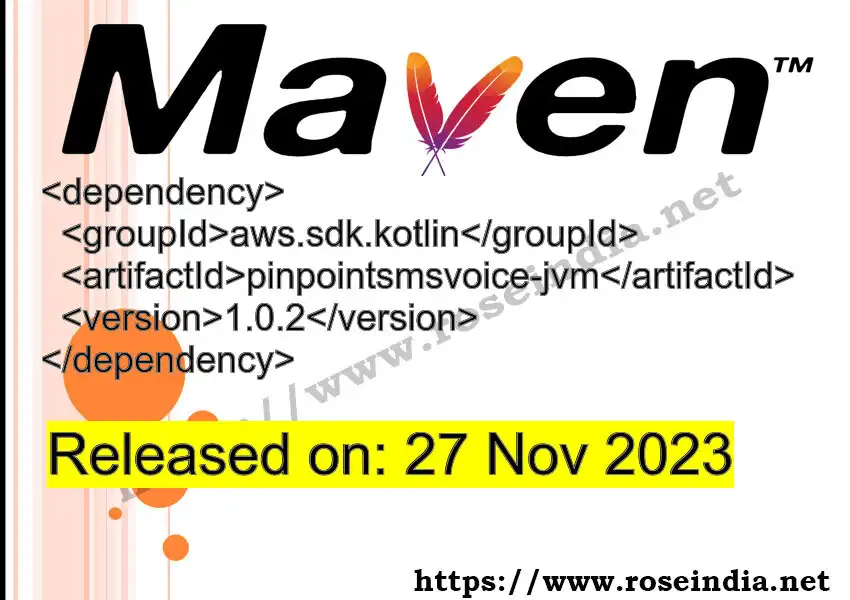 Maven dependency for  GROUP_ID - ARTIFACT_ID version VERSION_ID is released. Learn to use  ARTIFACT_ID version VERSION_ID in Maven based Java projects