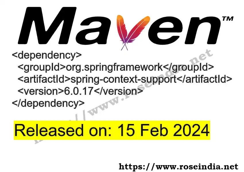 Maven dependency for  GROUP_ID - ARTIFACT_ID version VERSION_ID is released. Learn to use  ARTIFACT_ID version VERSION_ID in Maven based Java projects