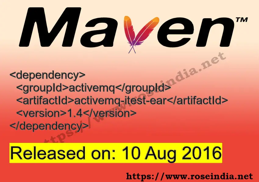 Maven Dependency release