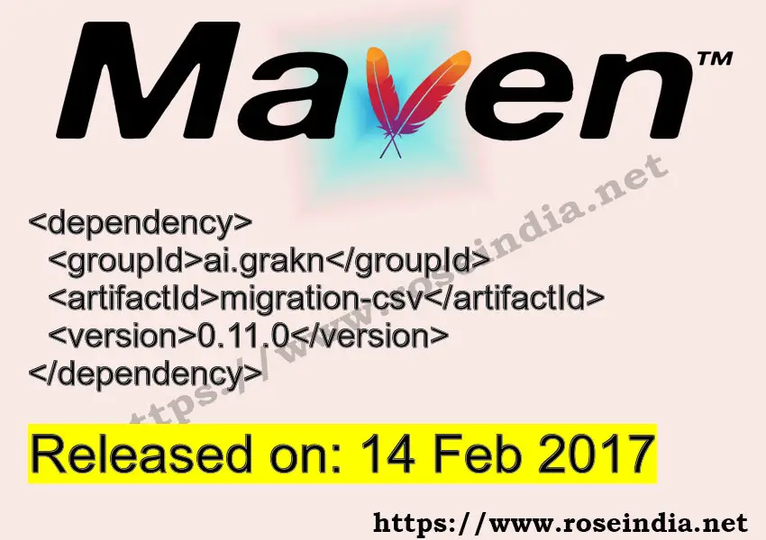 Maven Dependency release