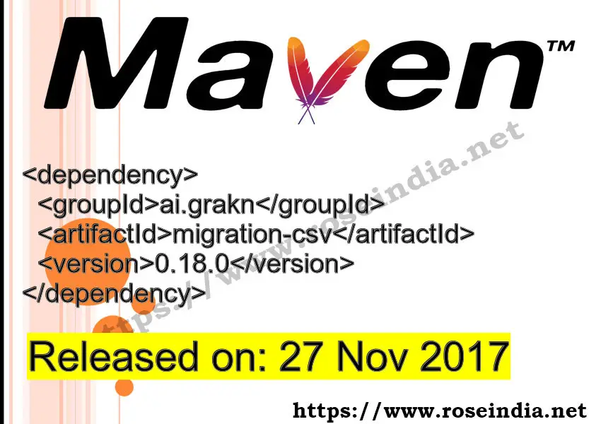 Maven Dependency release