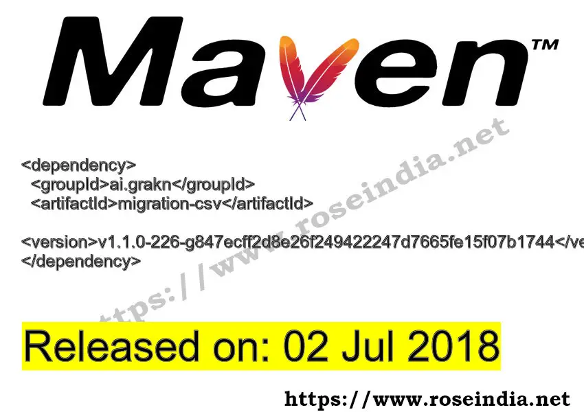 Maven Dependency release