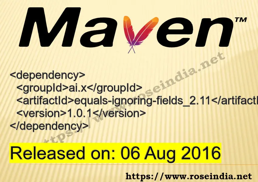 Maven Dependency release