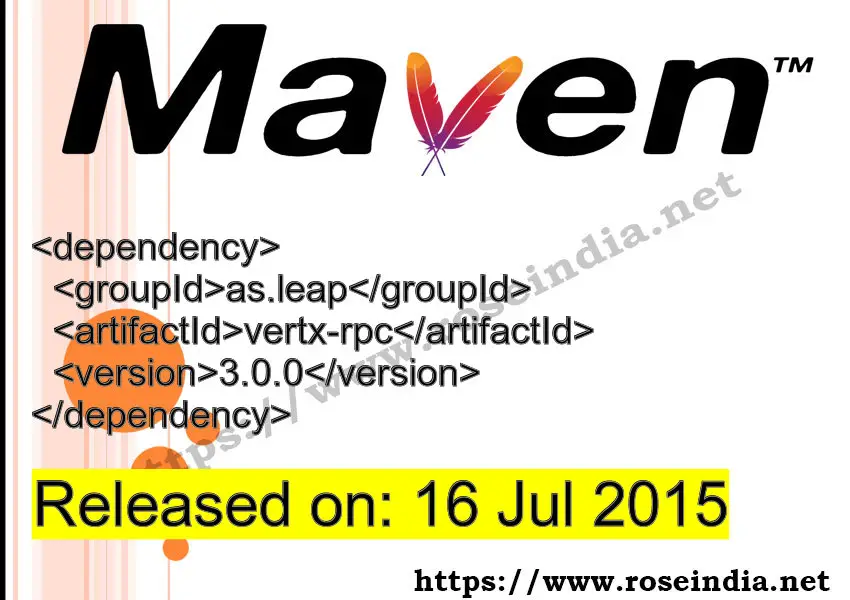 Maven Dependency release