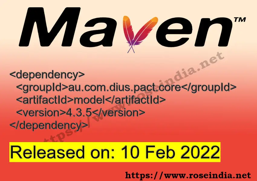 Maven Dependency release