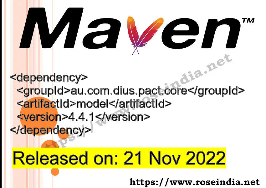 Maven Dependency release