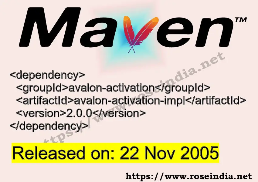 Maven Dependency release