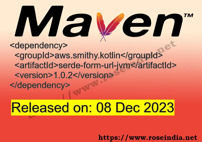 Maven dependency for  GROUP_ID - ARTIFACT_ID version VERSION_ID is released. Learn to use  ARTIFACT_ID version VERSION_ID in Maven based Java projects