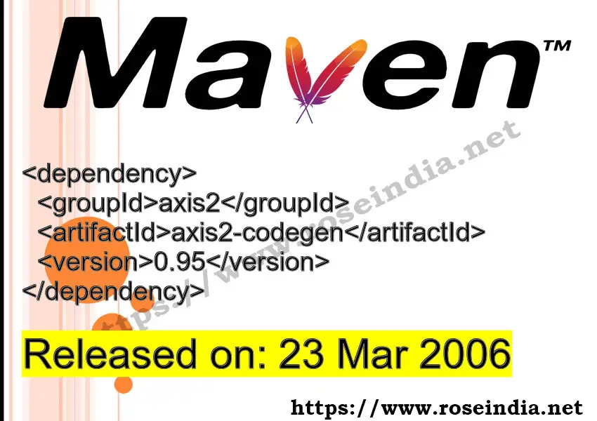 Maven Dependency release