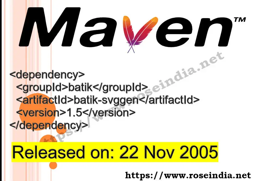 Maven Dependency release