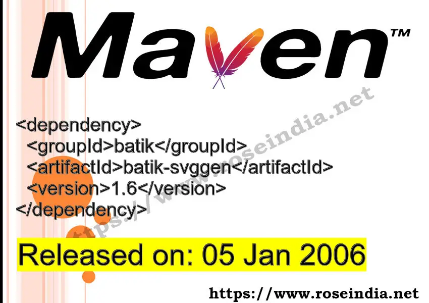 Maven Dependency release