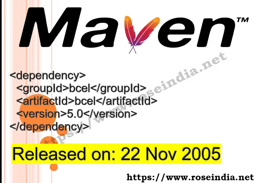 Maven Dependency release