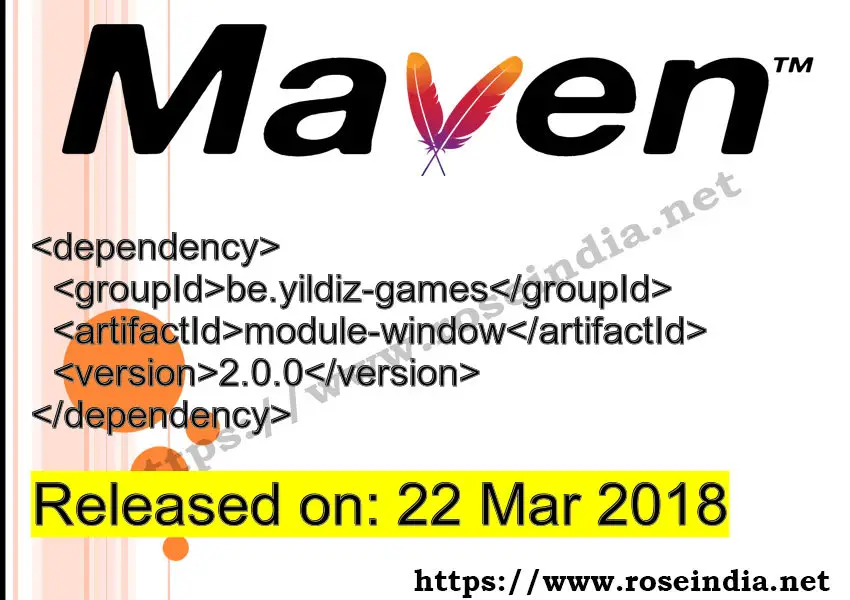 Maven Dependency release