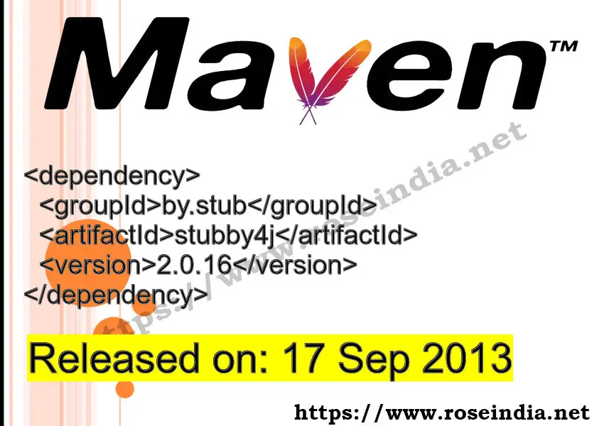 Maven Dependency release