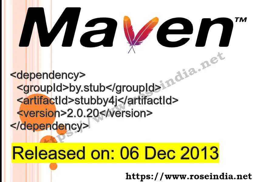 Maven Dependency release