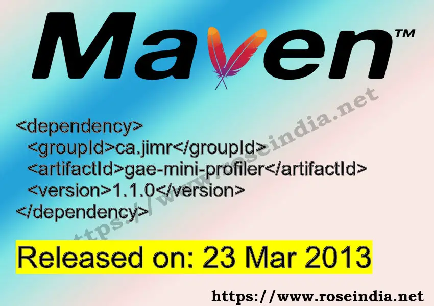 Maven Dependency release