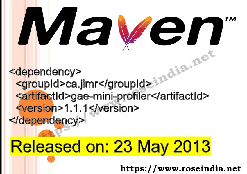 Maven Dependency release