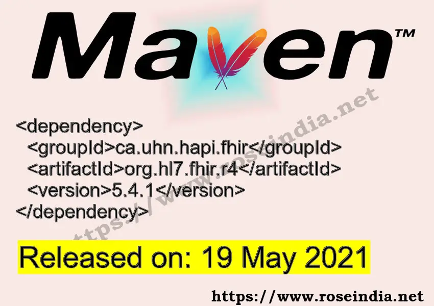 Maven Dependency release